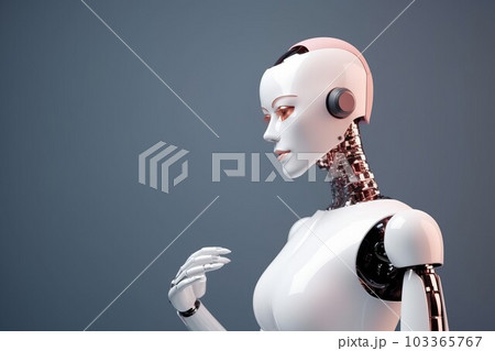 Digital chatbot communication. Service customer. Generate Ai 103365767