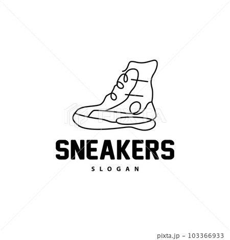Shoes Logo, Shoes Design Simple Minimalist Line Style, Fashion Brand Vector, Icon Illustration Shoes Logo, Shoes Design Simple Minimalist Line Style, Fashion Brand Vector, Icon Illustration 103366933