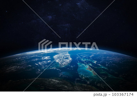 Earth, galaxy, nebula and stars. Earth, galaxy, nebula and stars. 103367174