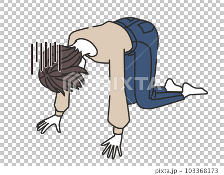 落ち込む女性 落ち込む女性 103368173