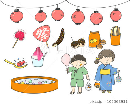 お祭り　セット 103368931