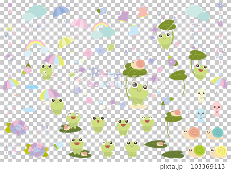 June rainy season material set 103369113