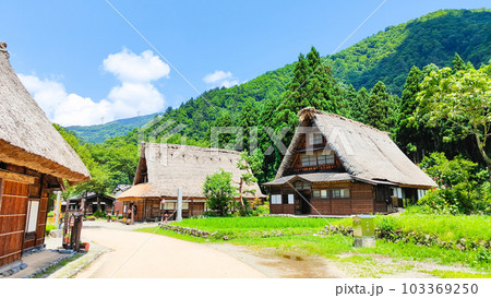 五箇山・菅沼合掌造り集落(夏) 五箇山・菅沼合掌造り集落(夏) 103369250