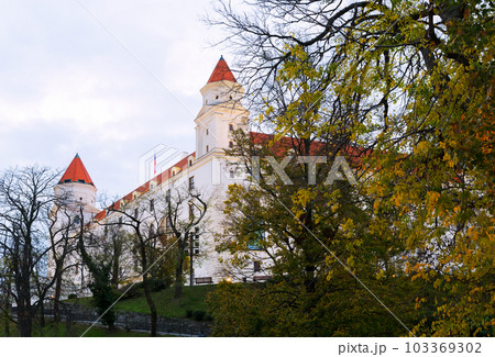 View of Bratislava Castle landmark of the Slovakia 103369302