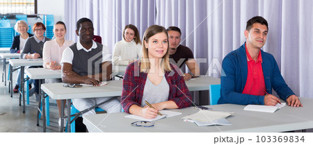 Adult students on training session 103369834