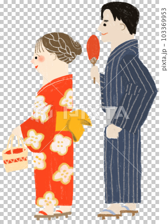 Men and women at the summer festival 103369953