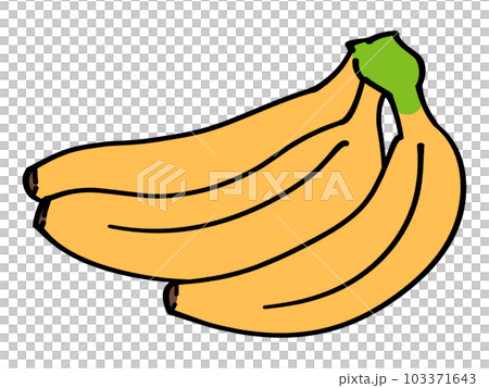 一串香蕉的插圖素材 103371643
