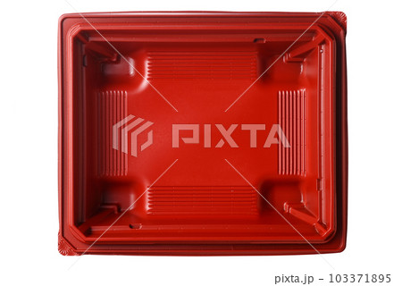 赤いプラスチック容器 赤いプラスチック容器 103371895