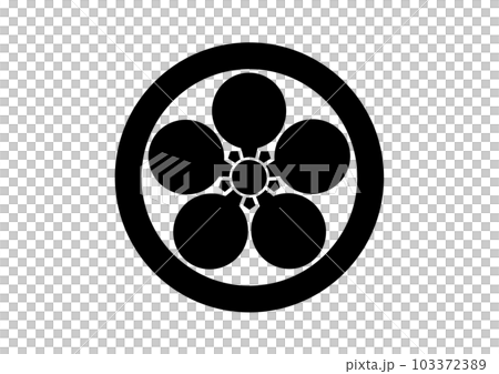 天理教　丸に加賀梅鉢 103372389
