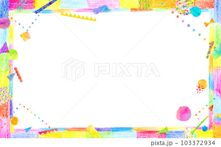 カラフルな背景素材 コラージュ カラフルな背景素材 コラージュ 103372934