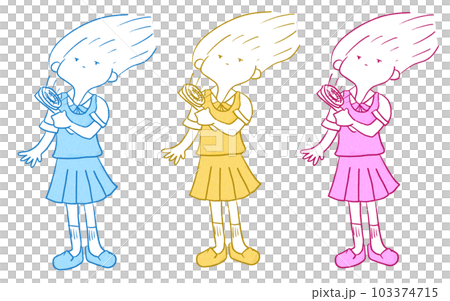 cool high school girl 103374715