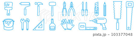 DIY 工具 アイコンセット 103377048
