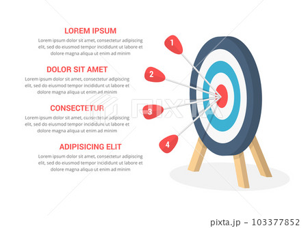 Target with Four Arrows Target with Four Arrows 103377852