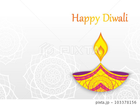 ディワリ 光の祭典の日のシームレスな背景イラスト ディワリ 光の祭典の日のシームレスな背景イラスト 103378156