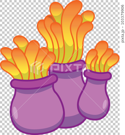 anemone cute cartoon style anemone cute cartoon style 103379906