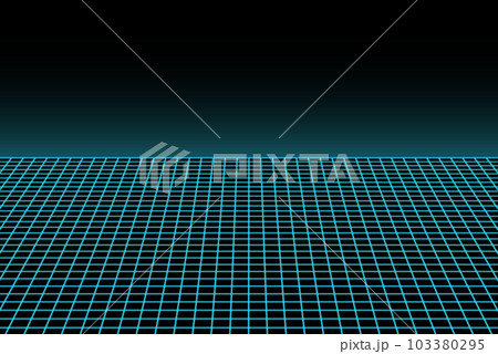 Green 3D grid with atmospheric glow 103380295