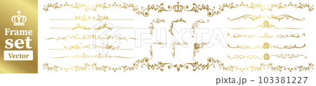 frame set Vector 103381227