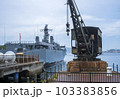 明治時代の旧魚雷積載用クレーン 103383856