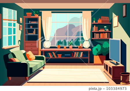 living room modern home apartment interior horizontal 103384973