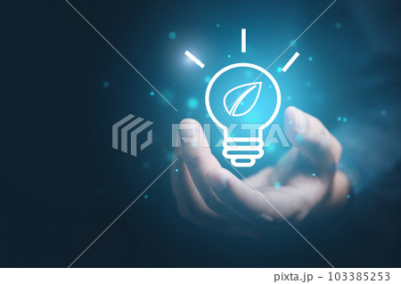 eco friendly icon. technology virtual icon technology style 103385253