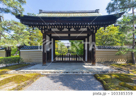 建仁寺　勅使門　新緑の季節（京都市東山区） 103385359