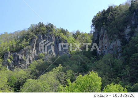 北海道、層雲峡の風景 北海道、層雲峡の風景 103385826