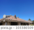 沖縄の伝統的な家屋の風景 103386509