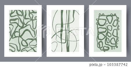 Abstract tracery experiment wall art print 103387742