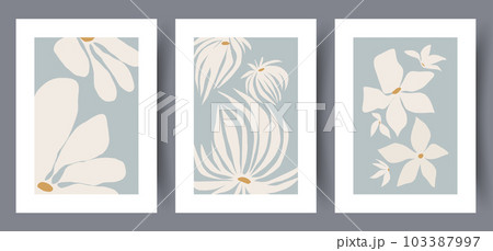 Still life flowers minimalism wall art print 103387997