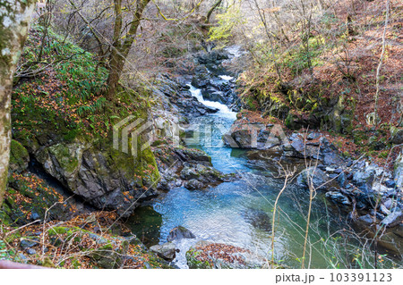 広島県 帝釈峡 上帝釈 断魚渓 広島県 帝釈峡 上帝釈 断魚渓 103391123