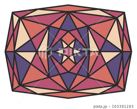 レトロカラーのモチーフ 103391283