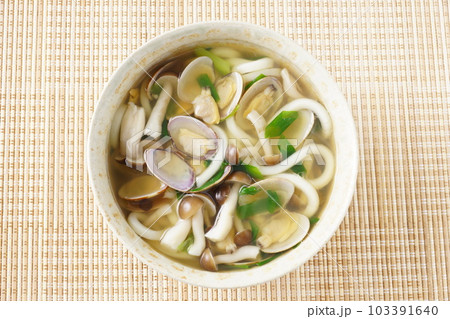 美味しいあさりうどん 103391640