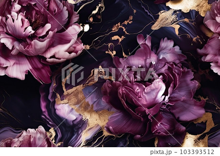 magenta peony flowers 103393512