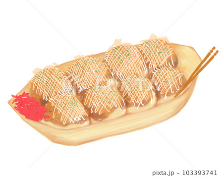 たこ焼き（船皿付き） 103393741