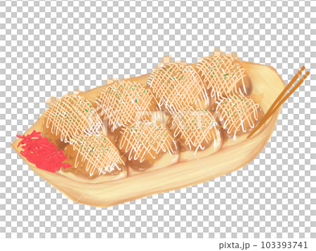 たこ焼き（船皿付き） 103393741