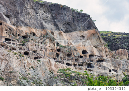 Vardzia is a cave monastery site in southern Georgia Vardzia is a cave monastery site in southern Georgia 103394312