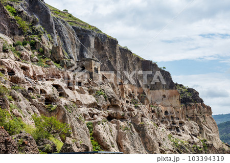 Vardzia is a cave monastery site in southern Georgia Vardzia is a cave monastery site in southern Georgia 103394319