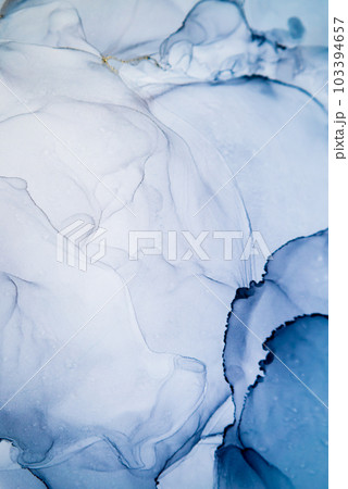 Part of original alcohol ink painting. Modern art. Abstract colorful background, wallpaper. 103394657