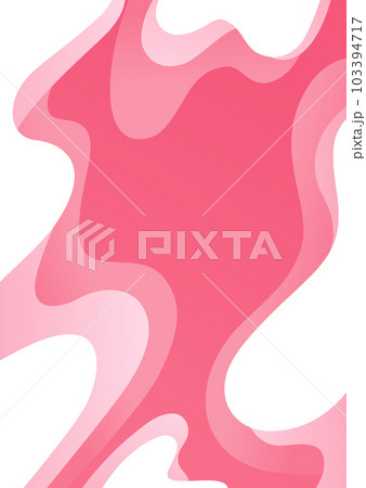 ピンクのウェーブパターンの背景素材 103394717