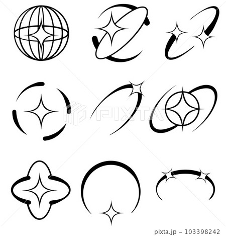 rounded starburst clipart