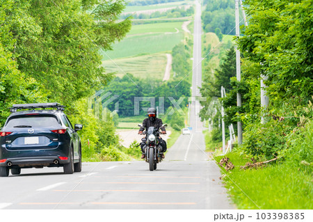 「北海道」ジェットコースターの道・かみふらの八景 103398385