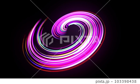 Motion graphics, sci-fi bg. Stream of multicolor neon lines form spiral shape, curls and pattern. Abstract background with light trails, Modern trendy motion design bg. Light flow bg. 3d render Motion graphics, sci-fi bg. Stream of multicolor neon lines form spiral shape, curls and pattern. Abstract background with light trails, Modern trendy motion design bg. Light flow bg. 3d render 103398438