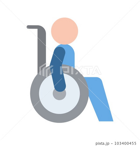 Disabled icon vector image. Disabled icon vector image. 103400455
