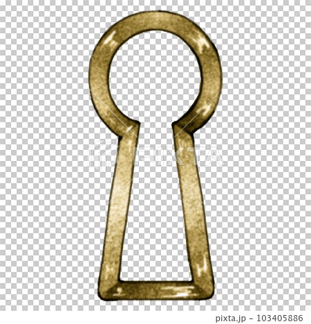 Keyhole (single item) / watercolor style Keyhole (single item) / watercolor style 103405886