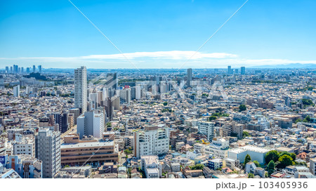 東京の都市風景 三軒茶屋からの眺め 東京の都市風景 三軒茶屋からの眺め 103405936
