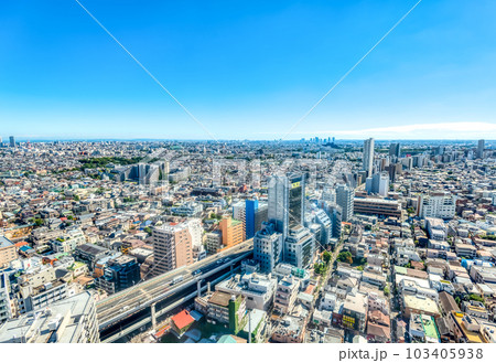 東京の都市風景 三軒茶屋からの眺め 東京の都市風景 三軒茶屋からの眺め 103405938