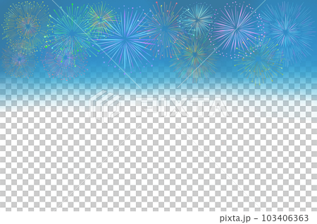時尚的煙花匯演水彩畫框。 時尚的煙花匯演水彩畫框。 103406363
