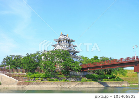 大垣市、墨俣一夜城の風景 大垣市、墨俣一夜城の風景 103406805