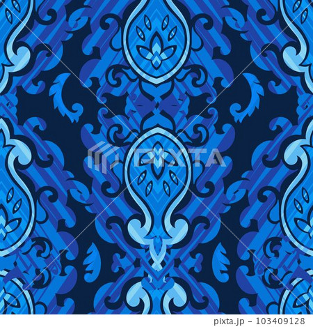 Blooming flowers, foliage and branches with buds Blooming flowers, foliage and branches with buds 103409128