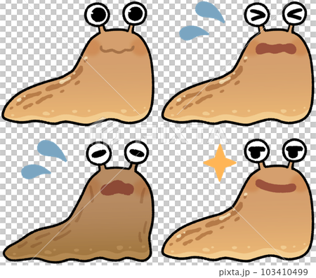 ナメクジ4パターン ナメクジ4パターン 103410499